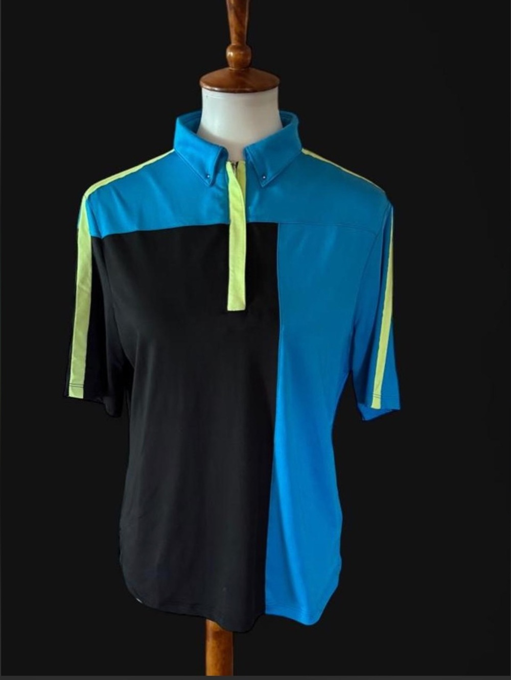 Women’s Jamie Sadock Color-blocked Golf Shirt- M